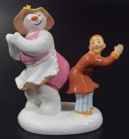 A Coalport Characters The Snowman figure