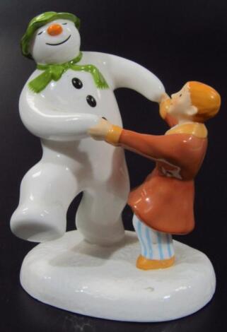 A Coalport Classics The Snowman figure group