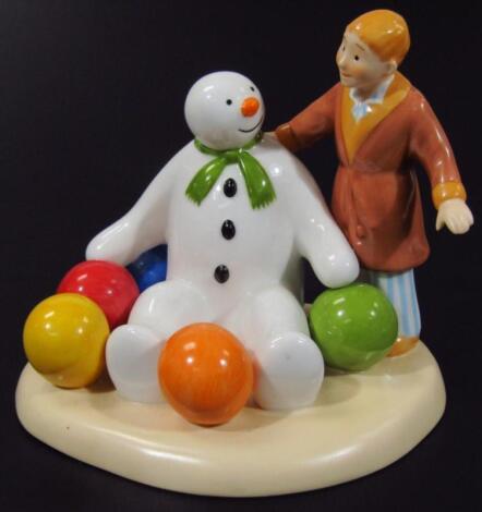 A Coalport Characters The Snowman figure