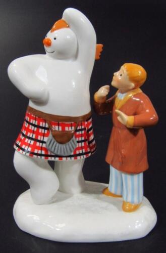 A Coalport Classics The Snowman figure group