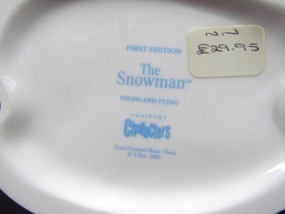 A Coalport Classics The Snowman figure group - 3