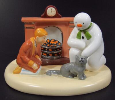 A Coalport Classics The Snowman figure group