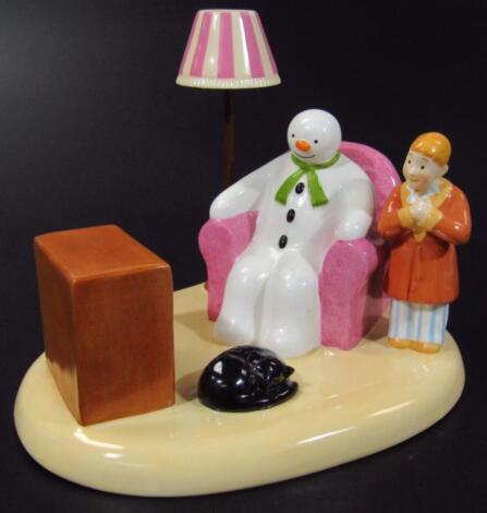 A Coalport Characters The Snowman figure