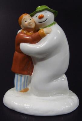 A Coalport Characters The Snowman figure group