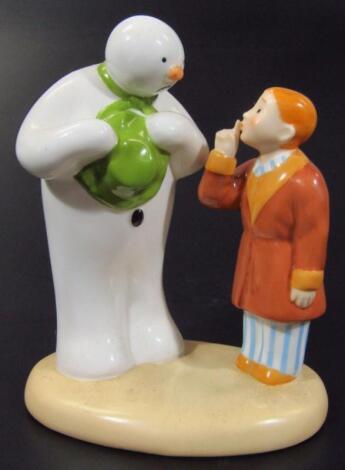 A Coalport Characters The Snowman figure group