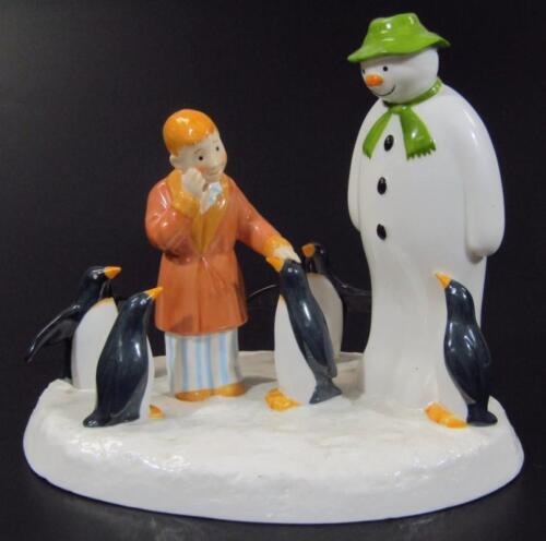 A Coalport Characters Snowman figure group