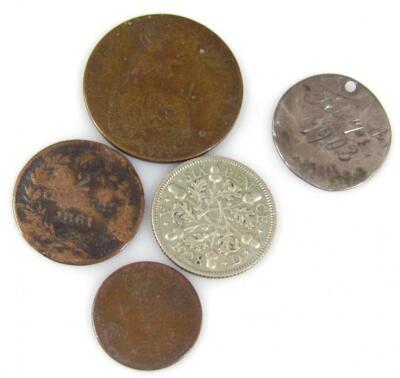 Various coins George III and later - 4