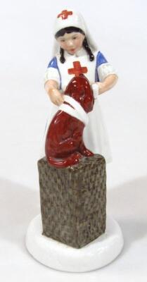 A Royal Doulton Childhood Days figure It Won't Hurt