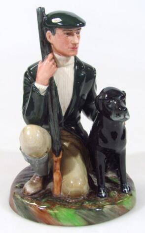 A Royal Doulton figure The Game Keeper