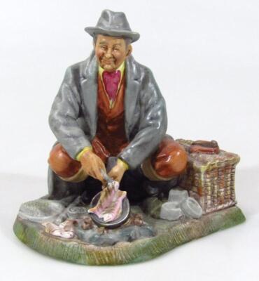 A Royal Doulton matt finish figure Bon Appetit