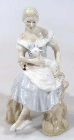 A Royal Doulton Reflections figure Shepherdess