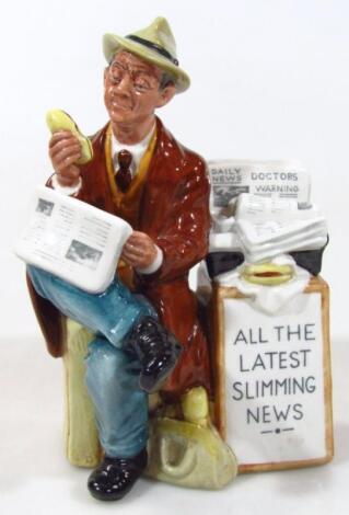 A Royal Doulton figure Stop Press