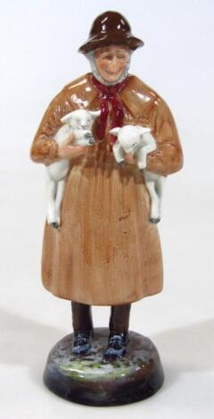 A Royal Doulton figure Lambing Time