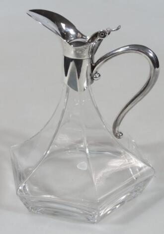 An Art Deco design claret jug