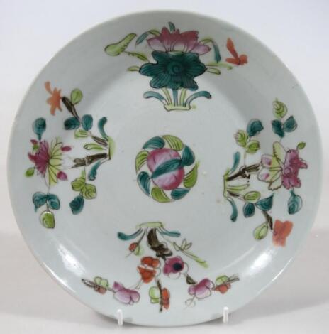 A Chinese Kangxi style porcelain dish