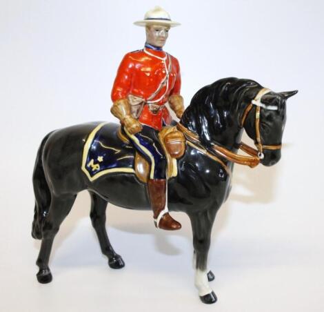 A Beswick figure of a Mountie