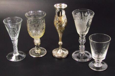 Various drinking glasses