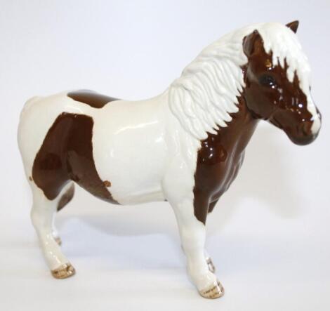 A Beswick Shetland pony