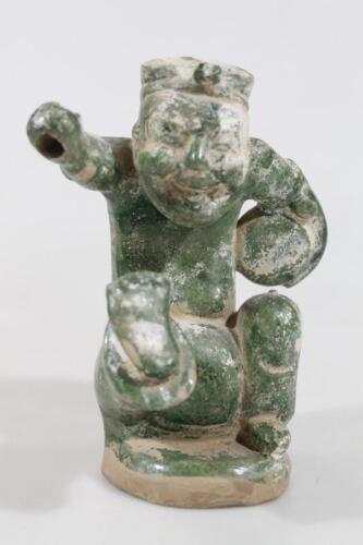 A Song style pottery Chinese figure