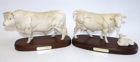 A Royal Doulton Charolais bull