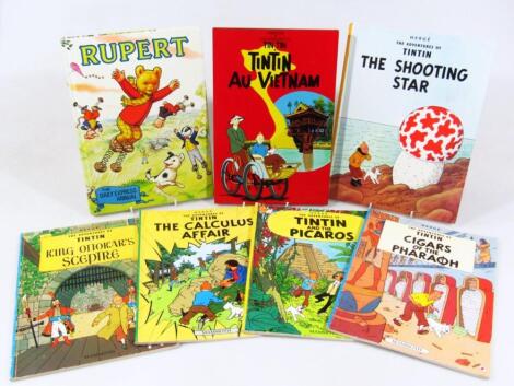 Various Tintin annuals