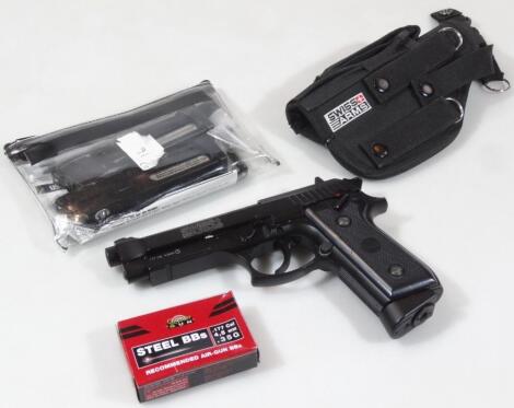 A Swiss P2 1.77 4.5mm air pistol