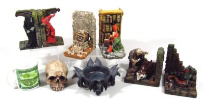 Various Clarecraft Discworld figures