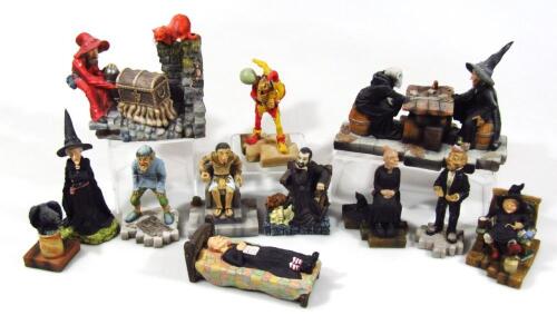 Various Clarecraft Discworld figure groups