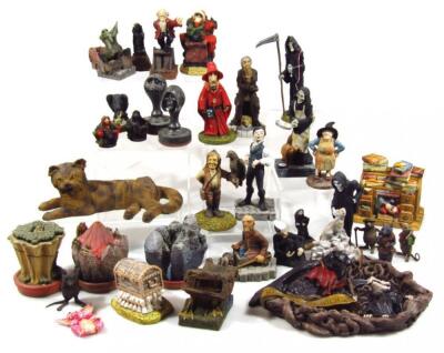 Various Clarecraft Discworld figures