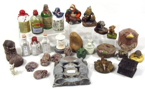 Various Clarecraft Discworld figures