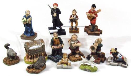 Various Clarecraft Discworld character figures