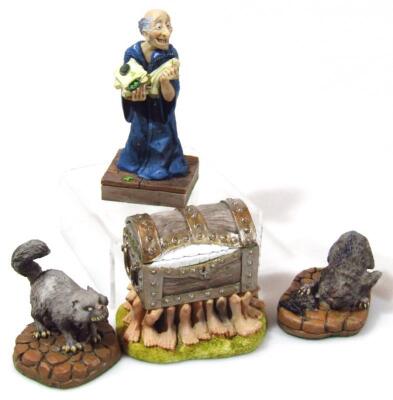 Various Clarecraft Discworld character figures - 5