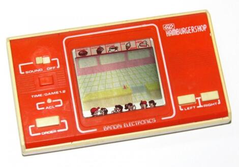 A 1960's Bandai Japanese electronic hamburger shop game