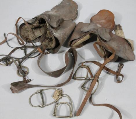 Various 20thC horse tack