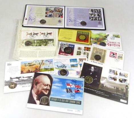 Various first day cover coin sets