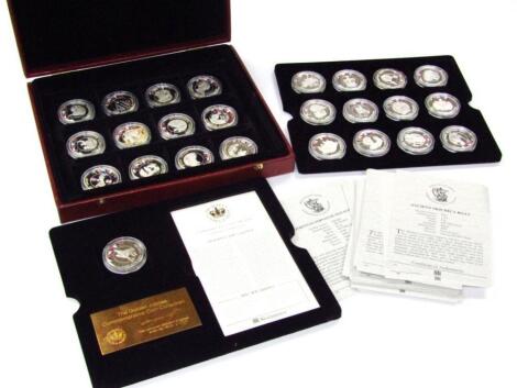 A Queen's Golden Jubilee commemorative coin collection set