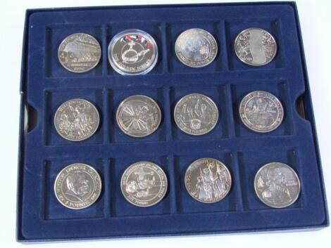 Various commemorative coins