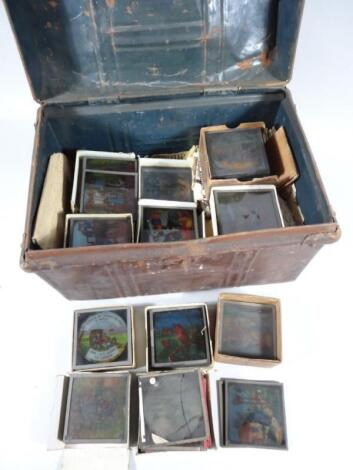 Various late 19thC and other magic lantern slides