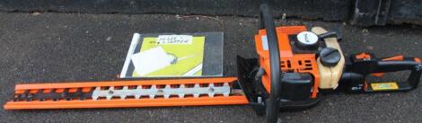 A Stihl petrol hedge trimmer