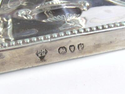 A cased set of four Victorian silver candlesticks - 9