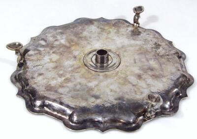 A George II silver salver - 5