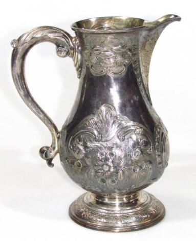 A George III silver jug