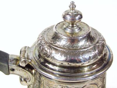 An 18thC silver coffee pot - 3