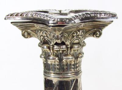 A pair of George III silver candlesticks - 3