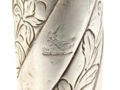 A pair of George III silver candlesticks - 4
