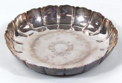 A George I Britannia silver dish