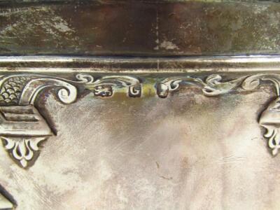 A set of four Victorian silver food covers - 7