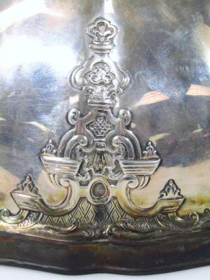 A set of four Victorian silver food covers - 15
