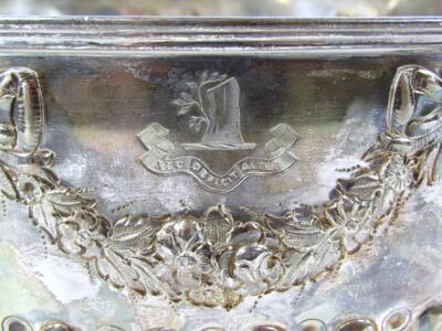 A Victorian silver monteith bowl - 2