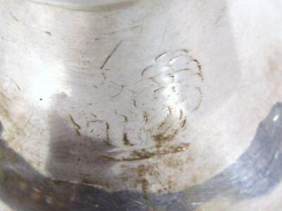 A George III silver pounce pot - 2